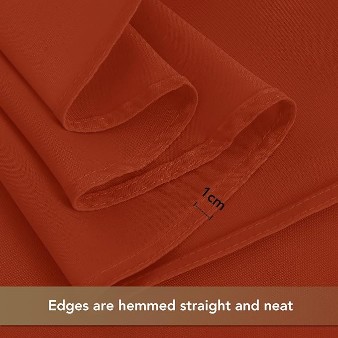 sancua Thanksgiving Square Tablecloths 60x60 Inch Rust, 2 Pack Fabric Fall - Image 5