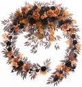 Ling's moment 9FT Eucalyptus and Willow Leaf Flower Garland, Handcrafted by LingsMoment