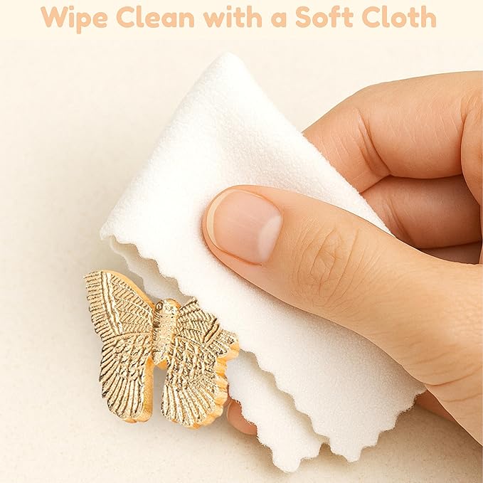 12 Pcs Gold Napkin Rings Set - Image 9