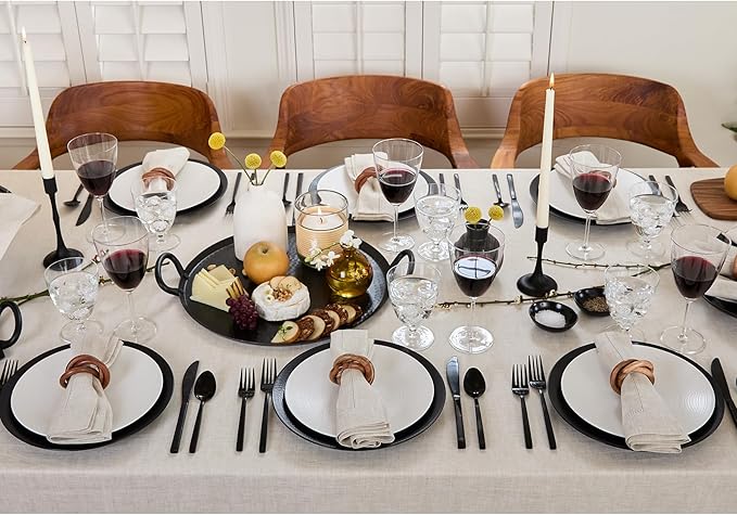 Solino Home Linen Tablecloth 60 x 156 Inch - Image 3