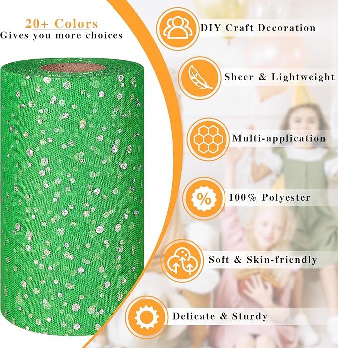 Glitter Tulle Rolls - Image 2