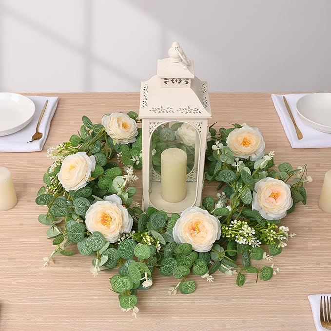 Dolicer 4Pcs 26Ft Artificial Eucalyptus Garlands - Image 9
