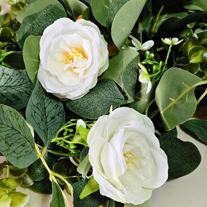 ASTRYAS 2 Pack 6.23Ft Artificial Eucalyptus Garland - Image 5