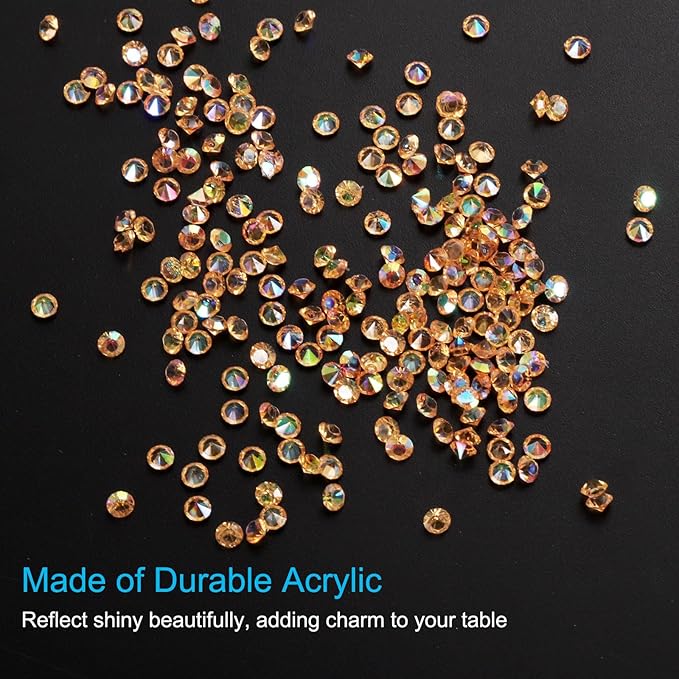 PATIKIL 14000Pcs Wedding Table Scatter Confetti Crystals 3mm Acrylic Diamonds - Image 3