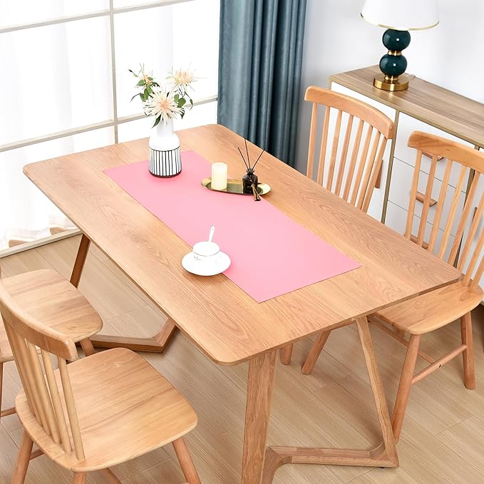 Farmhouse Pink Table Runner Small Short Table Runners 36 Inches Coffee Table by Wolkemer