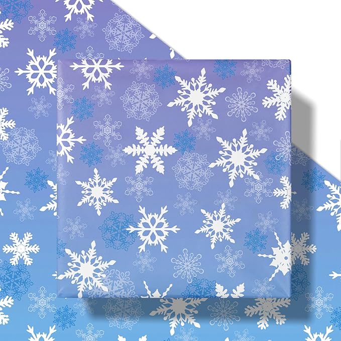 LeZakaa Christmas Wrapping Paper Roll, Elegant Gift Wrap - Image 6