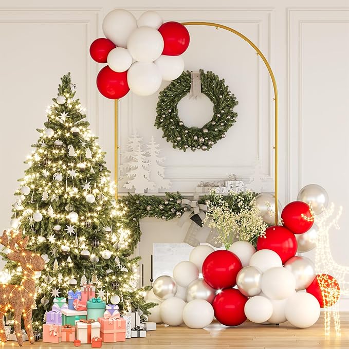 Snughome 7.2FT Arch Backdrop Stand, Wedding Arch Frame Ideal - Image 2