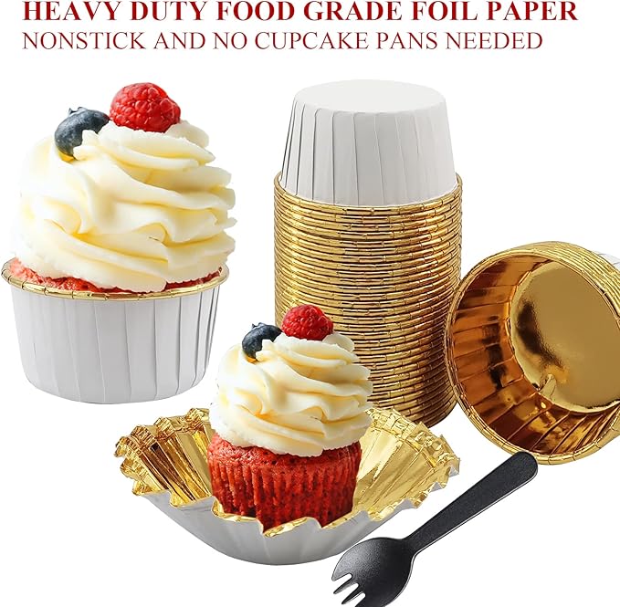 50 Pack Jumbo Cupcake Cups - Image 4