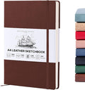 Beechmore Books A4 Sketchbook – 8.5x11 Premium Vegan Leather Bound Large Sketch by BeechmoreBooks