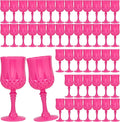 Plastic Vintage Wine Glasses 7OZ Plastic Goblets Vintage Drinking Glasses 48PCS by JLYLOL