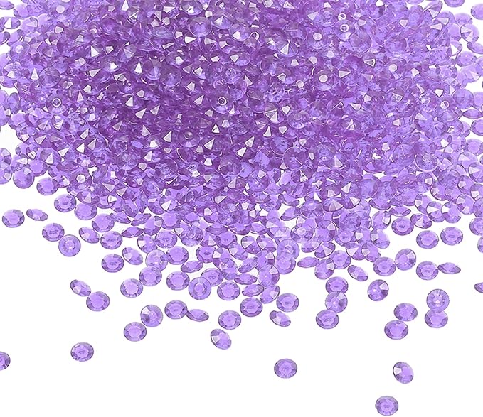 PATIKIL 4000 Pcs Wedding Table Scatter Confetti Crystals 6mm Acrylic Diamonds by PATIKIL