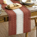Artoid Mode Caramel Farmhouse Rustic Table Runner, Seasonal Hollow Kitchen by ArtoidMode