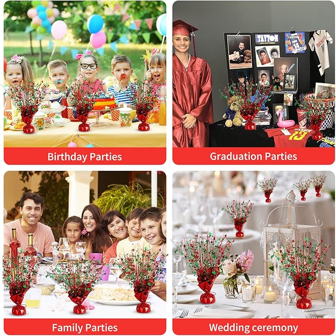 6 Pack Star Table Centerpieces for Party, Birthday Table Decorations for Kids - Image 6