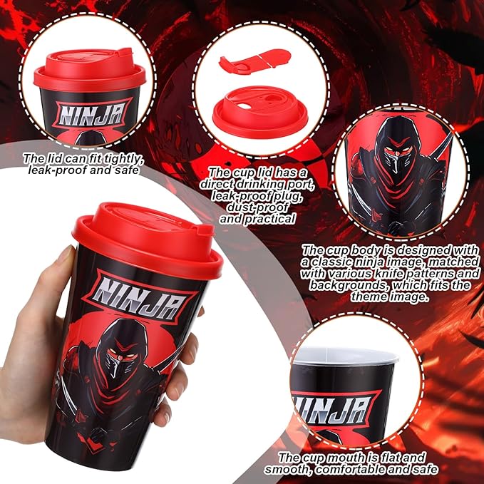 Yungyan 36 Sets Ninja Party Favors Goodie Cups - Image 3