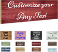 Custom Sign Personalized Wooden Signs by Qingxily