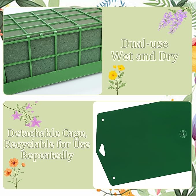 Aodaer 4 Pieces Floral Foam Cage - Image 3