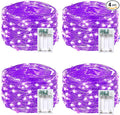 4 Pack 20FT 60LED Halloween Battery Operated Fairy Lights by BOSSERN