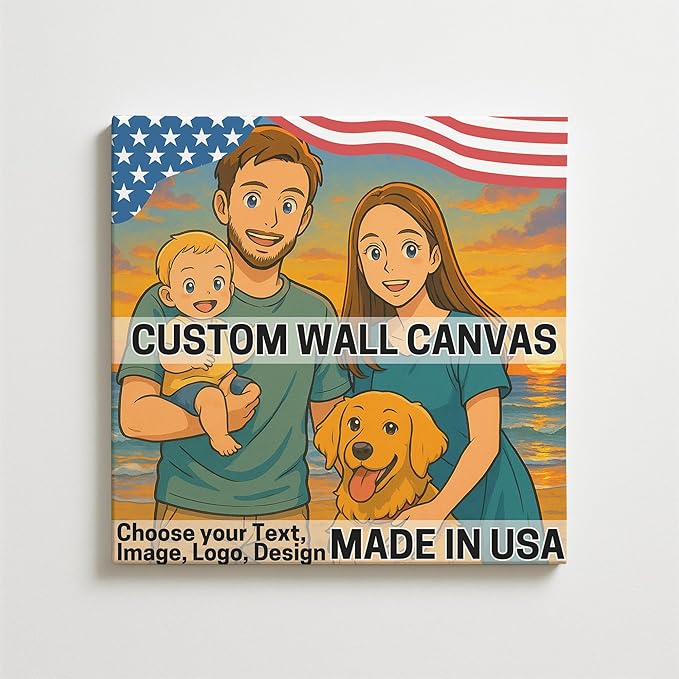 DreamController Custom Wall Canvas Poster Wall Art Decor Set of 1 I by DreamController