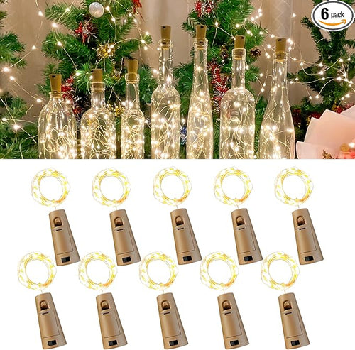 10 Pack Wine Bottle Lights by Etinga