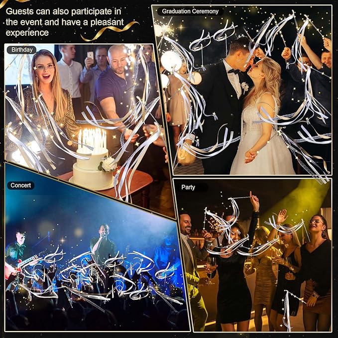 100 Pcs Wedding Wands Ribbon Streamers - Image 6
