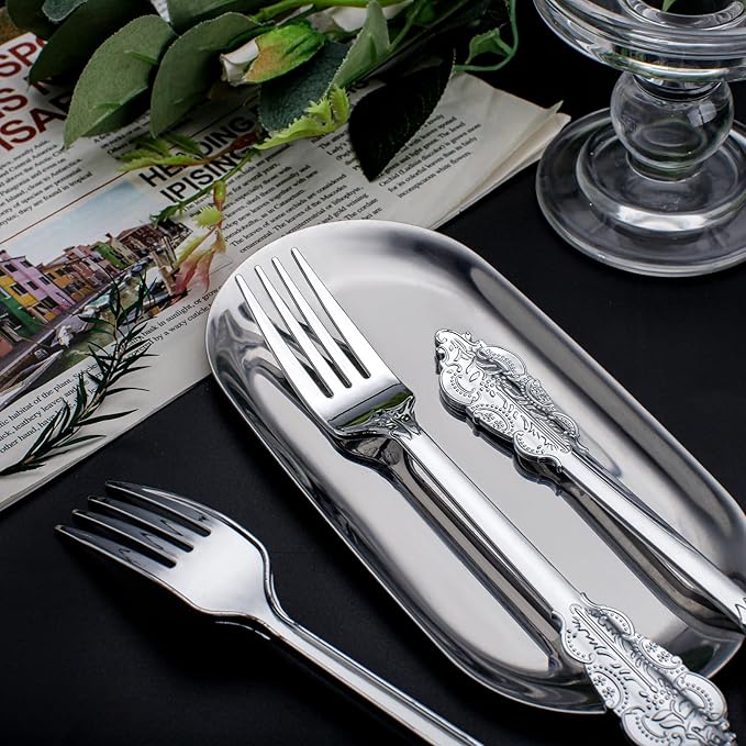 WDF 100 Piece Silver Forks Disposable - Image 5