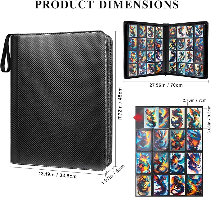Trading Card Binder 16 Pocket - Image 3