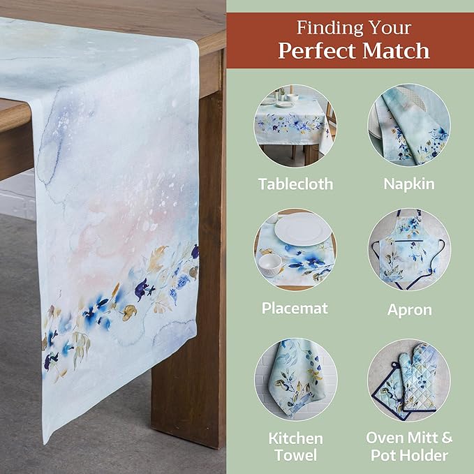 Maison d' Hermine Table Runner 100% Cotton Single Layer Table Runners 108 - Image 5