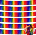 6 Pack 10 Feet Rainbow Foil Fringe Garland Metallic Tinsel Streamers Banner by Ferwzsr