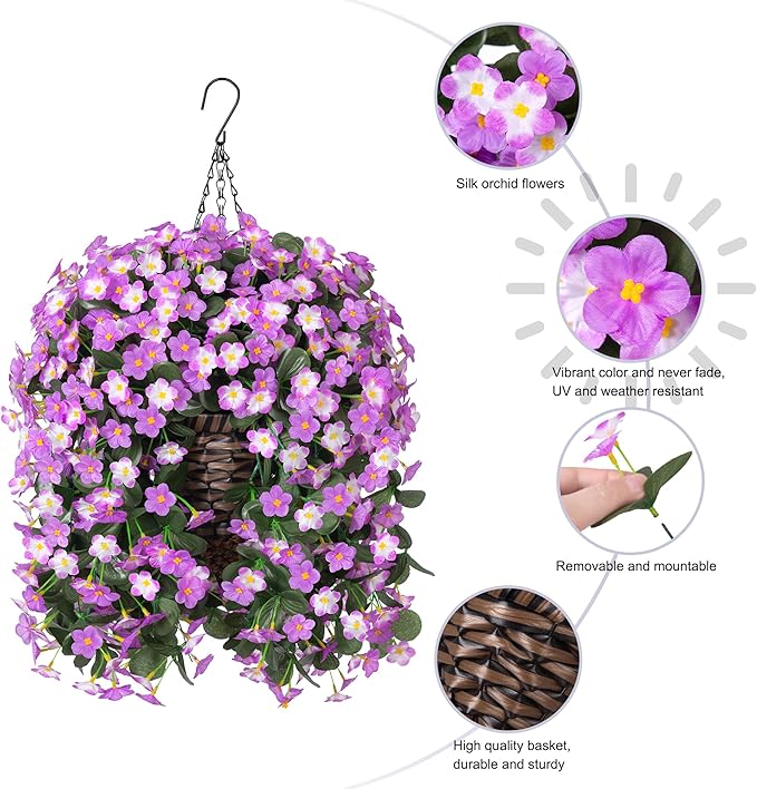 Artificial Fake Hanging Flowers - Image 5