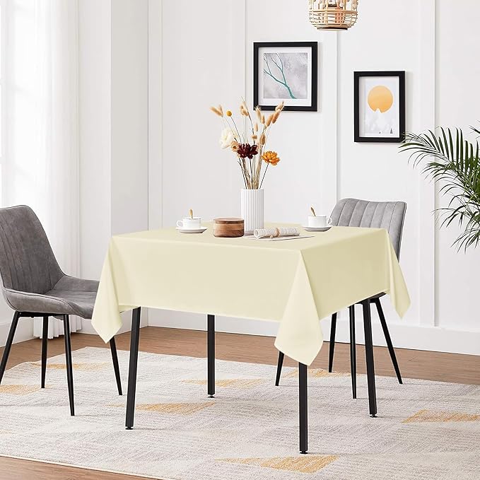 sancua Square Tablecloths 85x85 Inch, 2 Pack - Image 2