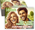 KETABAO – 14" Customizable Rectangle Magnetic Photo Frames by KETABAOMotorcycleParts