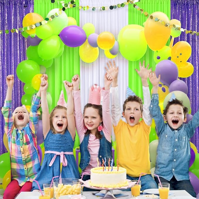 10 x 10 Feet Light Green Backdrop Curtain - Image 4