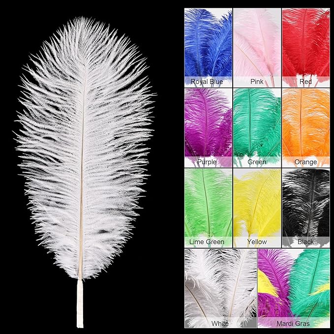 Bulk White Ostrich Feathers - Image 2