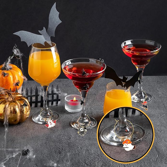30PCS Wine Glass Charms Identification Markers - Image 5