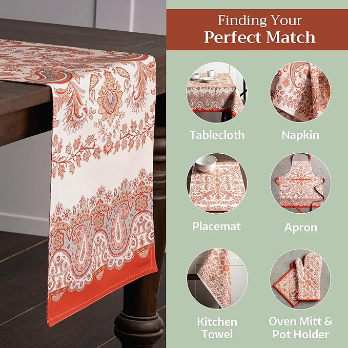 Maison d' Hermine Table Runner 100% Cotton Double Layer Table Runners 72 inches - Image 5