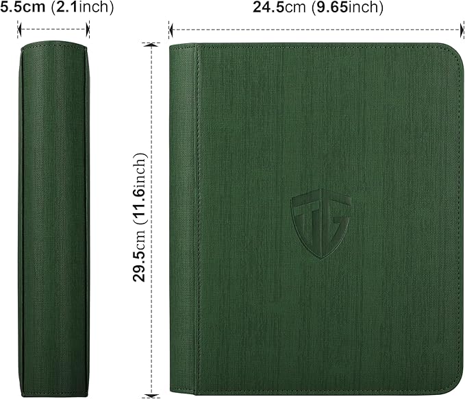 Toploader Binder, Holds 112 Toploaders, 4 Pocket Top Loader Binders - Image 2