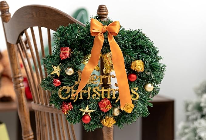 Orange Satin Ribbon Double-Faced Wired Ribbons - Image 4