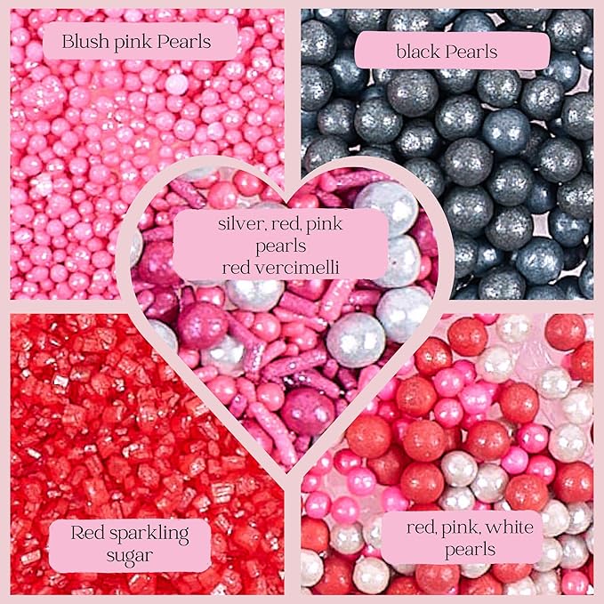 Confect Casino Night Sprinkles Mix – Silver Disco Balls, Parties & Baking Decor - Image 3