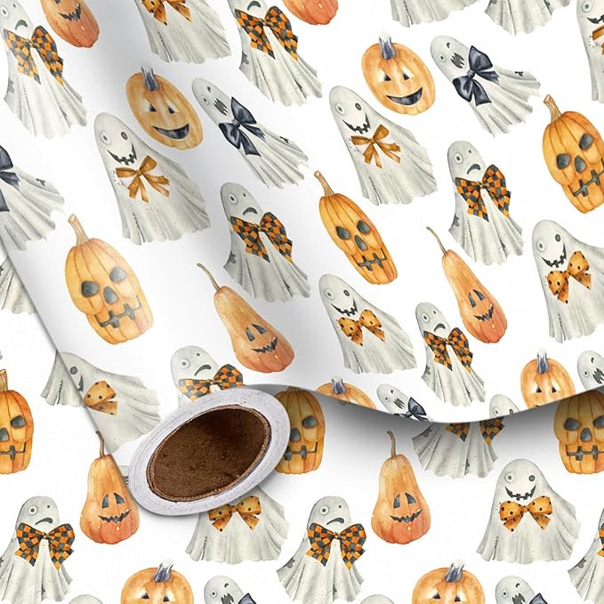 LeZakaa Halloween Wrapping Paper Roll by LeZakaa