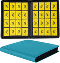 Premium 1000+ Pockets Card Binder, 16 Pockets Trading Card Binder Ringless Side by MORABTO