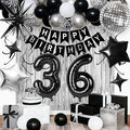 36th Birthday Decorations for Men Women, Fringe Curtains Kit by Birthdaypartyexpert