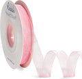 Ribbli Rose Pink Organza Ribbon, 1/2 Inches x Continuous 50 Yard, Cookie by Ribbli