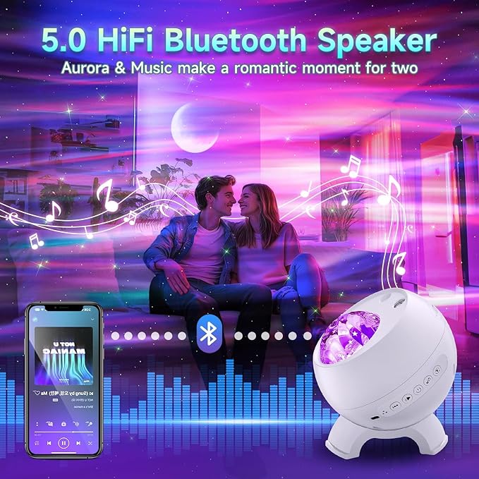 Northern Lights Projector, 180 Lighting Modes Galaxy Projector - Image 6