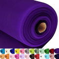 Purple Tulle Fabric Roll Spool Bolt Large Tulle Wedding Party Decoration by AblemeDeco