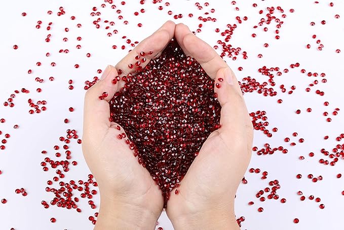 10000 pcs/Pack Wedding Table Scatter Confetti Crystals Acrylic Diamonds Vase - Image 3