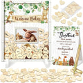 65 Pcs Woodland Animal Baby Shower Guest Book Alternatives He or She Gender by Beeveer