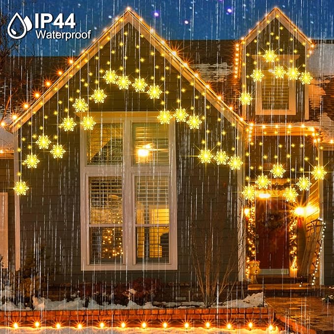 150 LED Christmas Icicle Lights - Image 3