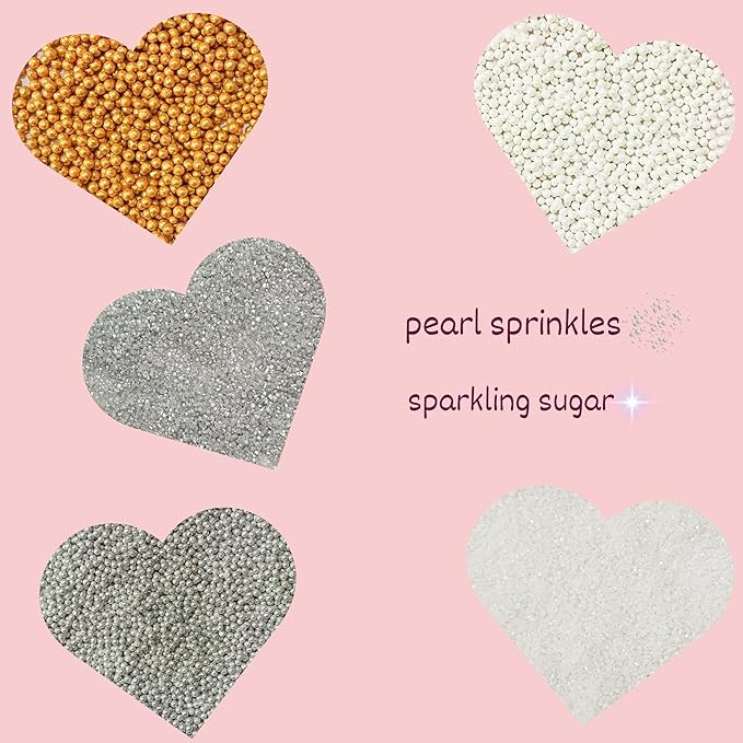 Confect Sprinkles -Metal Mania Disco Ball Sprinkle Mix – 5-Pack Assorted Edible - Image 5