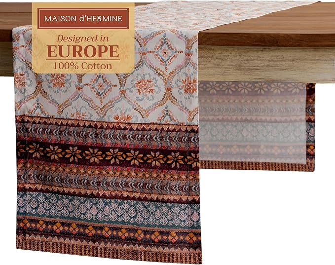 Maison d' Hermine Table Runner 100% Cotton Single Layer Table Runners 108 by MaisondHermine