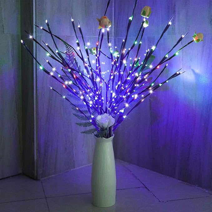 DK177 2 Pack Led Branch Light Battery Operated Lighted Branch Vase Filler - Image 8